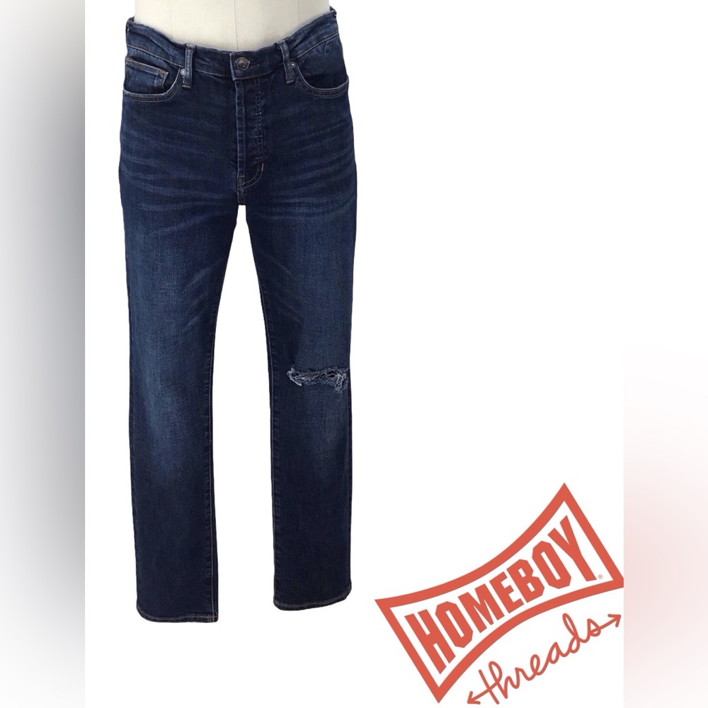 Earnest Sewn Blue Straight Jeans Timeless Style